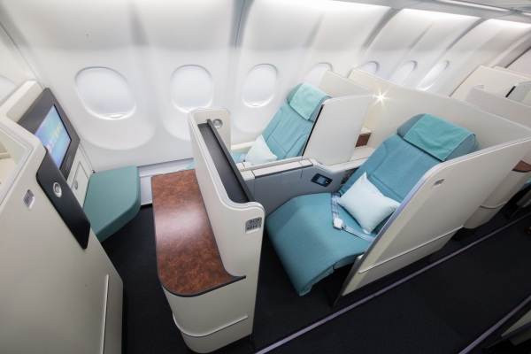 The new "Prestige Suites" Korean Air Business Class Seats