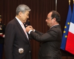 Hanjin Group Chairman Yang Ho Cho garnered the title of Grand Officier  in France’s Légion d’Honneur